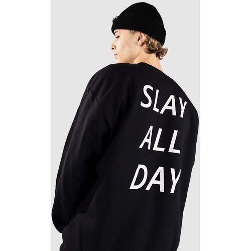 Blue Tomato Slay All Day Pulover black Cene