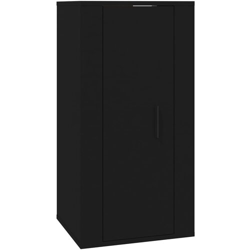 Maison Chic Stenska TV omarica - TV stojalo - Televizijska omarica črna 40x34,5x80 cm, (21701335) Cene