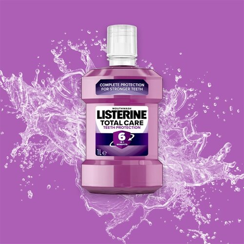 Listerine mouthwash Total Care Clean Mint vodica za ispiranje usta za svjež dah 1000 ml Cene