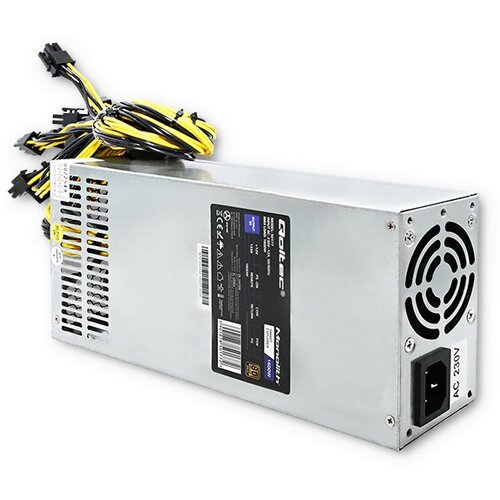 Qoltec 50177 PCI-E power supply Smart 1600W | 80 Plus Gold - Data mining Cijene