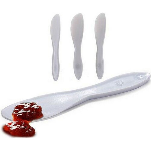  Set Noževa Kinvara Bijela Plastika 18 x 10 x 1 cm 18 x 3,5 x 1 cm 3 Dijelovi (12 kom.) Slike