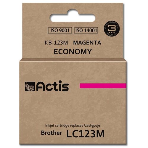 Actis KB-123M Ink (replacement for Brother LC123M /LC121M; Standard; 10 ml; magenta) Cijene
