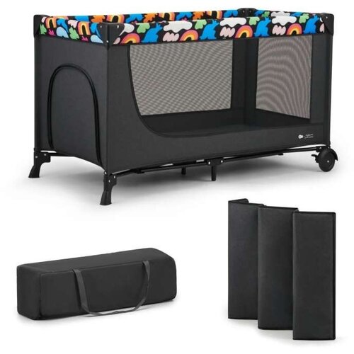 Kinderkraft prenosivi krevetac joy 2 happy shapes ( KLJOY02HAP00000 ) Cene