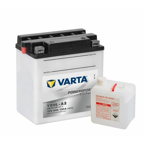 Varta akumulator za skuter 09Ah 85A, YB9L-B Slike