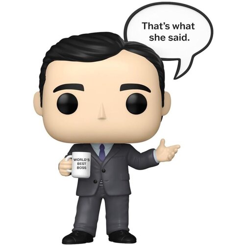 Funko bobble figure television - the office pop! - michael scott (that's what she said) #1773 Cene