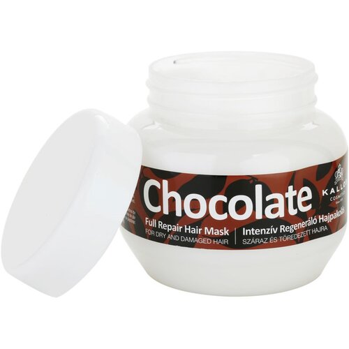 Kallos Cosmetics chocolate maska za suhu i o&amp;scaron;tećenu kosu 275 ml Slike