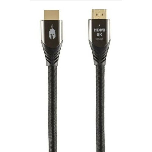Spartan Gear hdmi cable 2.1 8K 1.5m - zinc alloy with gold plated plugs Cene