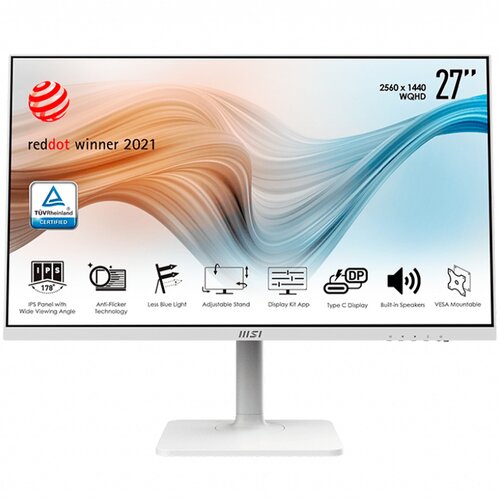 MSI Led Monitor 27'' Modern Md271Qpw Bela, (21407933) Cene