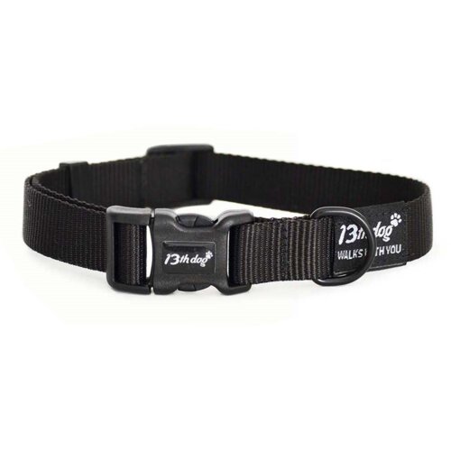 13th Dog All Black Ogrlica za pse, 35cm, Crna Cene