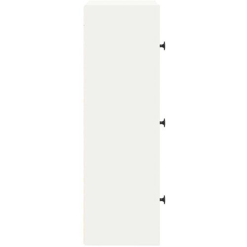 vidaXL Knjižna omara bela 40x24x77 cm inženirski les Cene