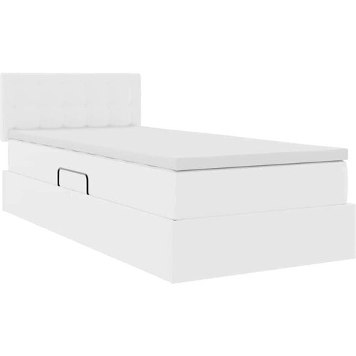  Krevet s madracem i skladi&amp;scaron;tem Čista bijela 90 x 200 cm - Čista bijela 90 x 200 cm Slike