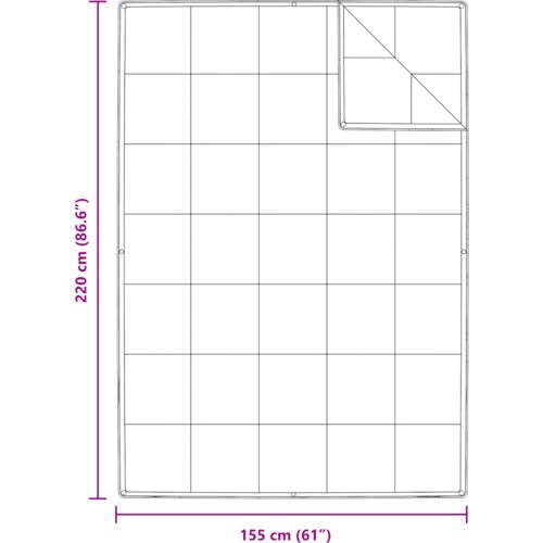 vidaXL Pokrijte i pokrivači Bijela 155 x 220 cm Paperje Cijene