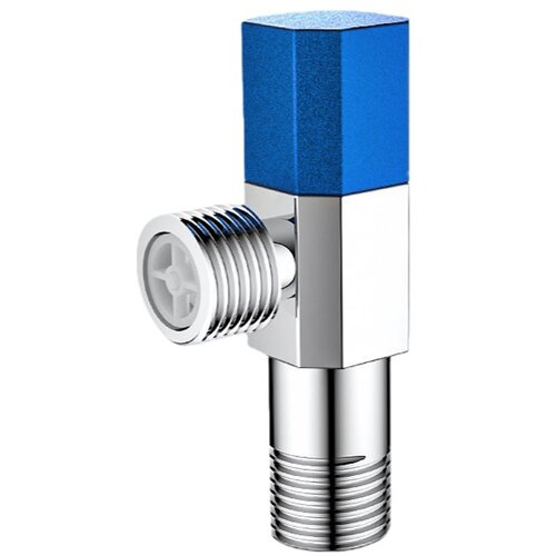 INF Universal G1/2 kotni ventil za toplo in hladno vodo, medenina in inox, keramični disk Blue, (5000158169) Cene