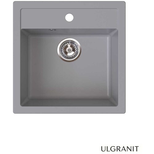 Ulgranit Granitna sudopera 48x48cm Siva ULG480 &amp;oslash;90 Slike