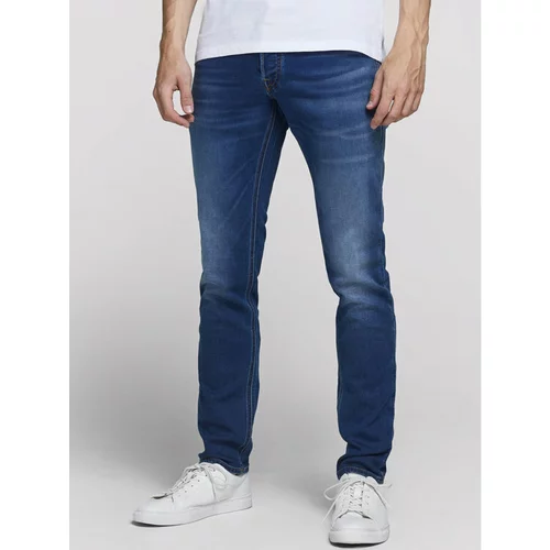 Jack & Jones Jeans hlače Glen 12175975 Modra Slim Fit