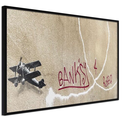  Poster - Banksy: Love Plane 90x60 Slike