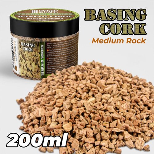 Green Stuff World Thick Cork Basing Rocks 200ml | Krupna pluta za baze miniatura 200ml Cene