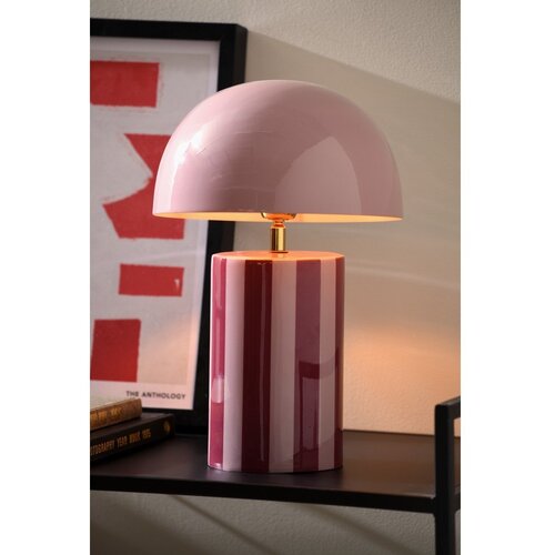 Leitmotiv Ljubičasta metalna stolna lampa (visina 34 cm) Rayado &amp;ndash; Slike