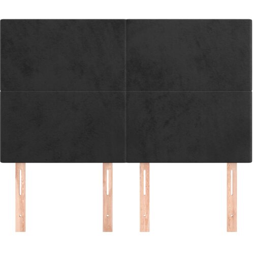  Uzglavlje Crno 144x5x118/128 cm Bar&amp;scaron;unasto Slike