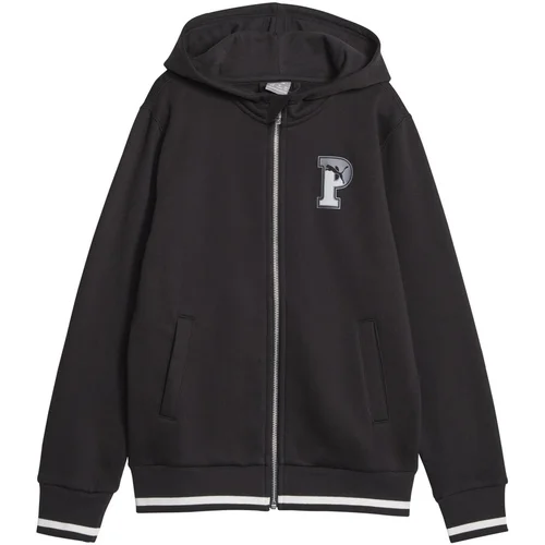 Puma Puloverji SQUAD FULL ZIP HOODIE FL B Črna