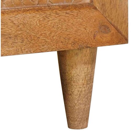 VidaXL Kava Stol Svjetlosmeđa 80 x 50 x 40 cm masivno drvo manga Slike