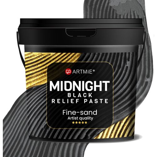 Artmie 3D crna pasta za utiskivanje midnight | fini pesak različite težine Cene