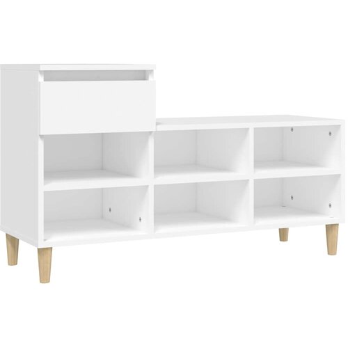  za cipele bijeli 102 x 36 x 60 cm od konstruiranog drva Slike