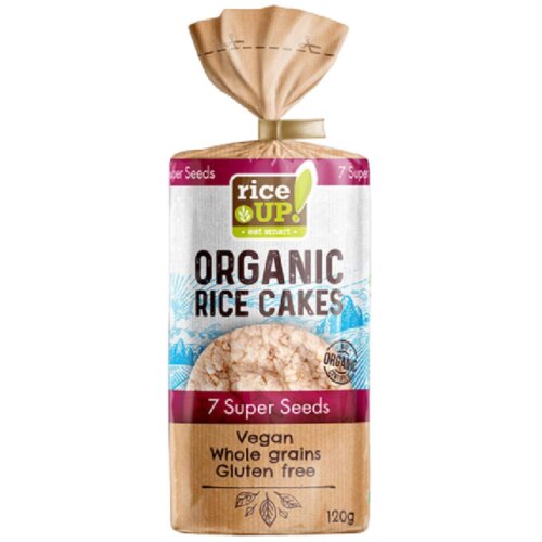 Rice Up Bio pirinčane galete sa 7 vrsta semenki gf 120g Cene
