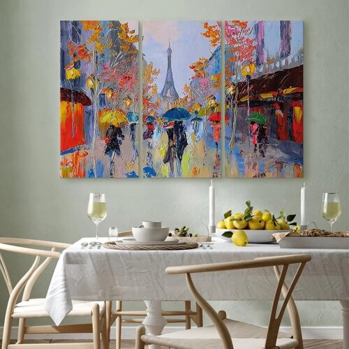  Slika - Rainy Paris 90x60 Standard Slike