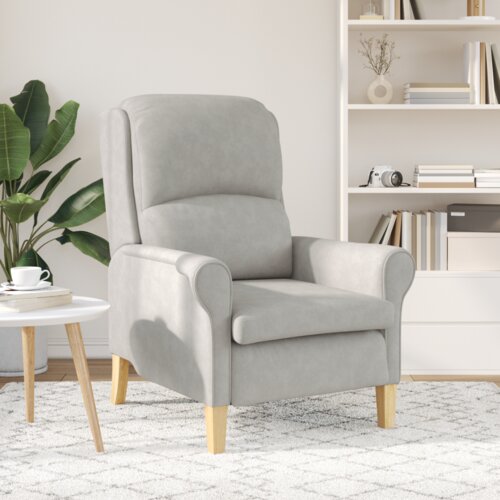  Svjetlosiva fotelja Svjetlosiva Tkanina Standard Ergonomska Slike