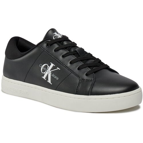 Calvin Klein Jeans Superge Classic Cupsole Low Laceup Lth YM0YM00864 Black/Bright White 0GM Slike