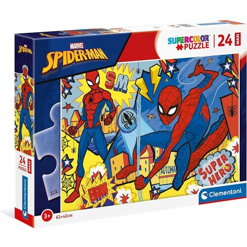 Clementoni puzzle 24 dela maxi spiderman Slike