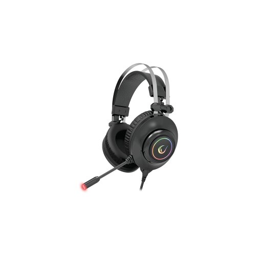  Slušalice sa mikrofonom gaming RAMPAGE RM-K1 PULSAR black, USB 7.1 surround, vibracija, RGB Cijene