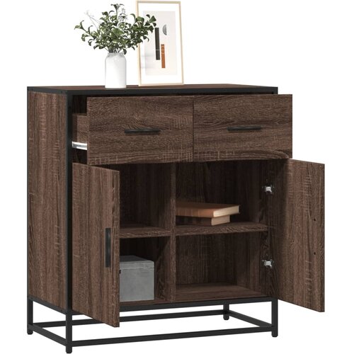 VidaXL Komoda boja hrasta 68x35x76 cm konstruirano drvo Slike