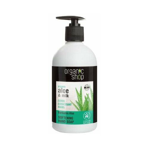 Organic Shop softening hand soap barbados aloe 500 ml Cene