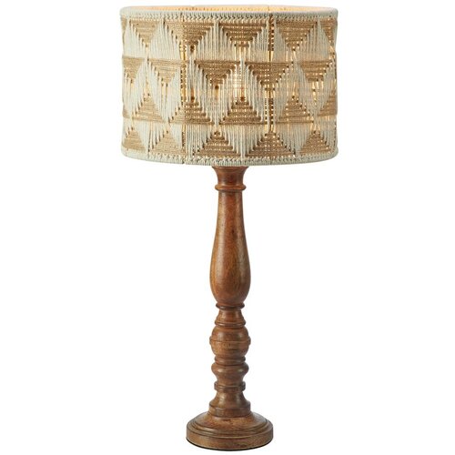 Marksl&amp;ouml;jd Smeđa/u prirodnoj boji stolna lampa s tekstilnim sjenilom/sa sjenilom od jute (visina 62,5 cm) Ano &amp;ndash; Slike