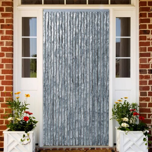 vidaXL Zastor protiv insekata sivo-bijeli 100 x 220 cm šenil Cijene