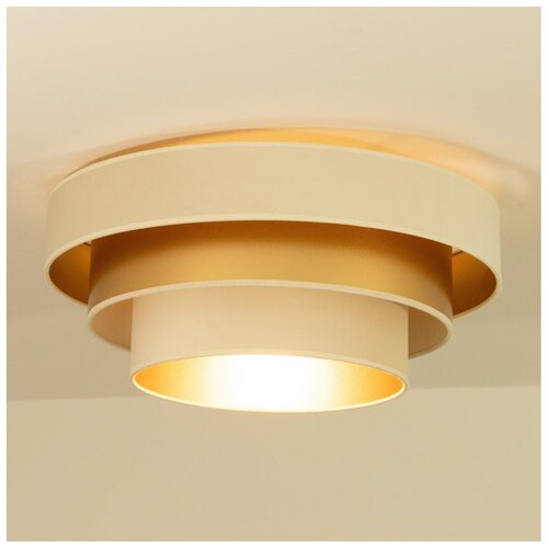  plafonsko svetlo wenta 1xE27/60W/230V, prečnik 50 cm, bež/zlatna Cene
