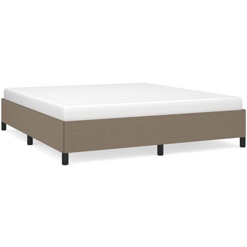 Maison Chic Posteljni okvir - Dvoposteljna postelja - Zakonska postelja brez vzmetnice taupe 180x200 cm blago-J4245, (21769248) Cene
