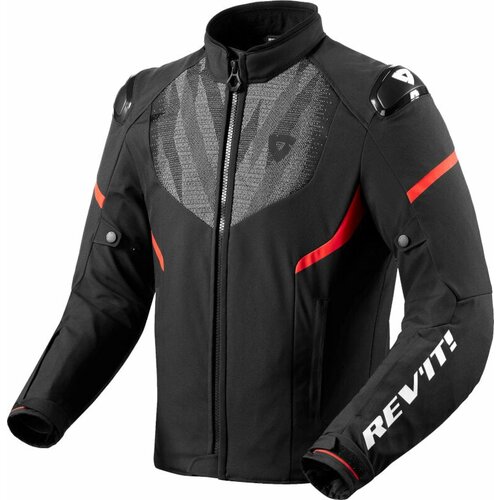 Rev&amp;#039;it! Hyperspeed 2 H2O Black/Neon Red S Tekstilna jakna Slike