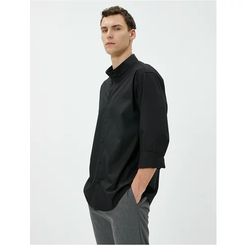 Koton Shirt - Black - Regular fit