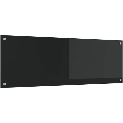  Kuhinjski zid Crna 120 x 40 cm Staklo otporno na udarce Cijene