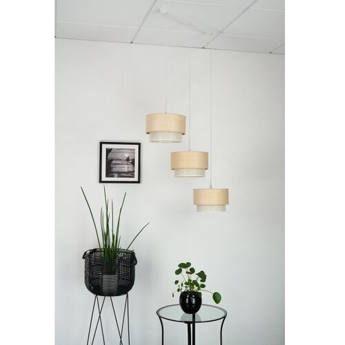  Brilagi - Visilica na sajli ARIZONA BOHO 3xE27/15W/230V bež/bela Slike