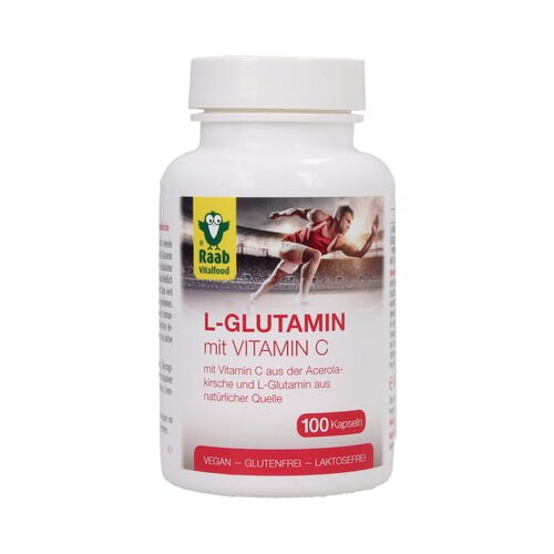 Raab Vitalfood GmbH l-glutamin z vitaminom C Cene