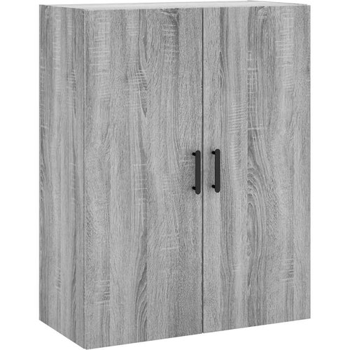  Visoka komoda siva sonome 69,5x34x180 cm od konstruiranog drva Slike