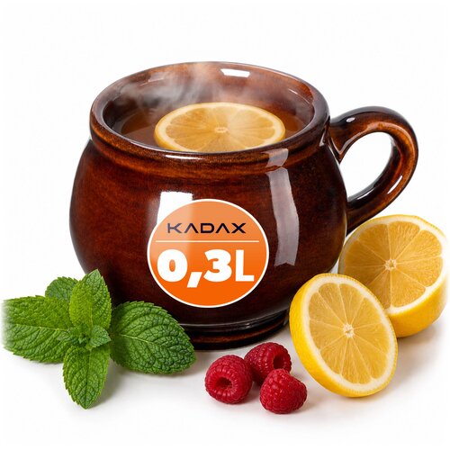 KADAX vrček za kuhano vino 300 ml iz kamnite posode z ročajem kot darilo iz keramike, (5000351705) Cene