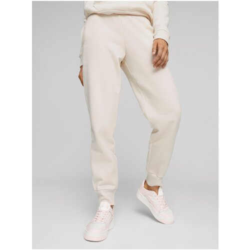 Puma Cream Women's Sweatpants ESS - Women Slike