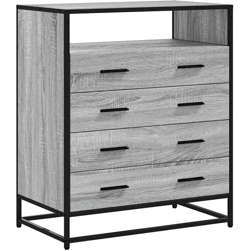 vidaXL Ormarić s ladicama Sivi Sonoma 70x41x83,5 cm Konstruirano drvo Cijene