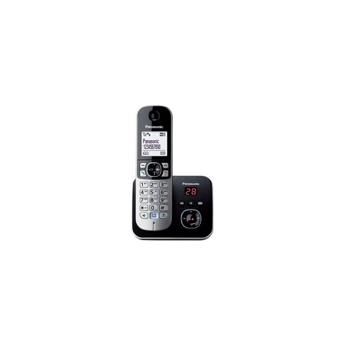 Panasonic telefon bežični KX-TG6821FXB crni TAM sekretarica Slike