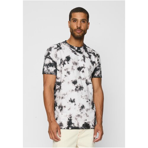 Urban Classics Black Tie Dye Tee White/Black Slike